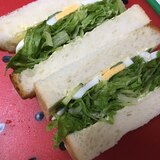 パンネルの山食パンで☆ゆで卵サンド(^○^)